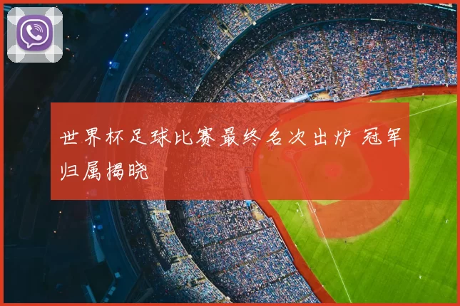 世界杯足球比赛最终名次出炉 冠军归属揭晓